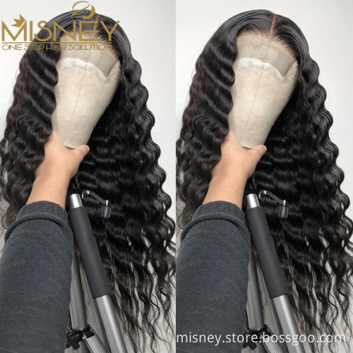 Loose Deep Wave Human Hair Wigs 13x4 Loose Wave Lace Front Wig For Women HD Lace Wig Pre Plucked Cheap Human Hair Wig